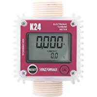 Los mejores  - FTVOGUE Medidor de flujo de turbina K24 Turbina Medidor de flujo de combustible de combustible diesel digital para…